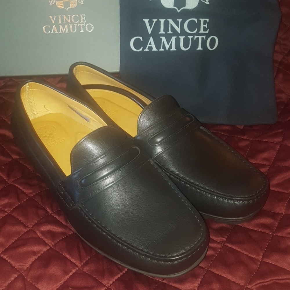 Vince Camuto Black Loafers